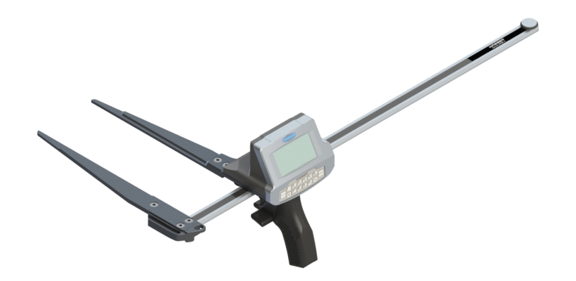 Versatile electronic diameter caliper for log measurement, control measurements and forest inventory